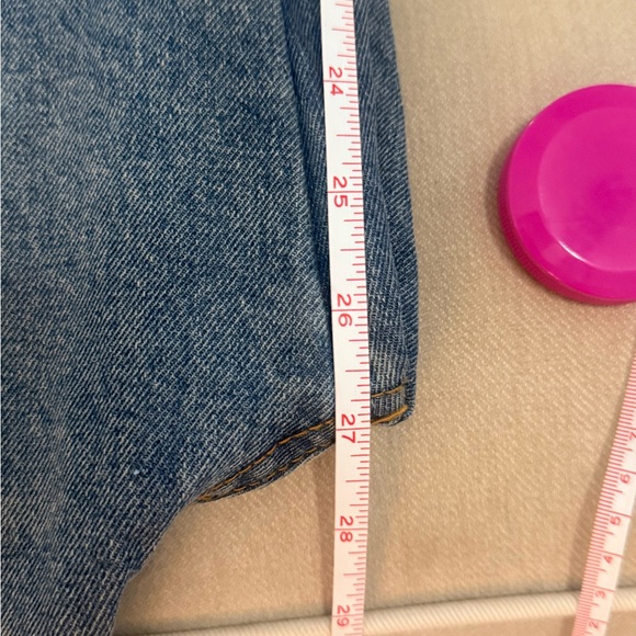 Women’s Barrel Blue Denim Jeans - Picture 8 of 11